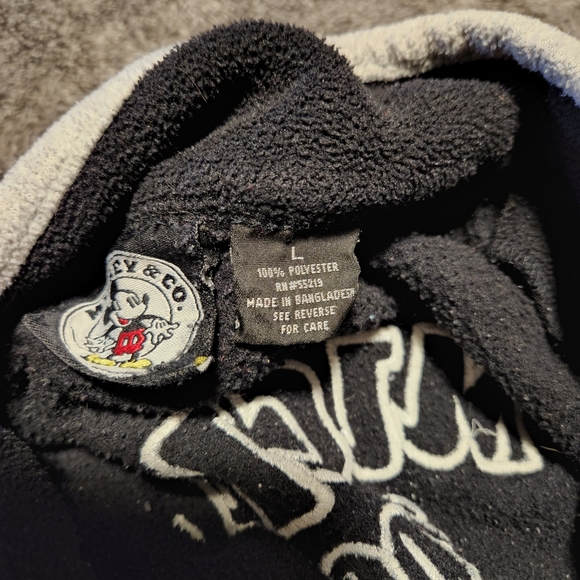 Vintage Disney millennium fleece pullover 1/4 zip coat size L - Picture 3 of 3